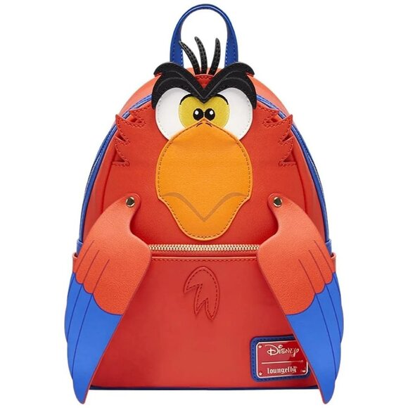 Loungefly Disney Aladdin Iago Cosplay Backpack NWT - Picture 1 of 4
